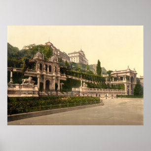Affiche Château de Buda, Budapest, Hongrie
