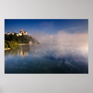 Affiche Château de Dunajec (Zamek Niedzica) Pieniny, Polog