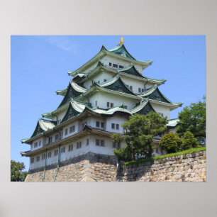 Affiche Château de Nagoya Japon