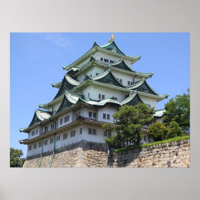 Affiche Château de Nagoya Japon (Devant)