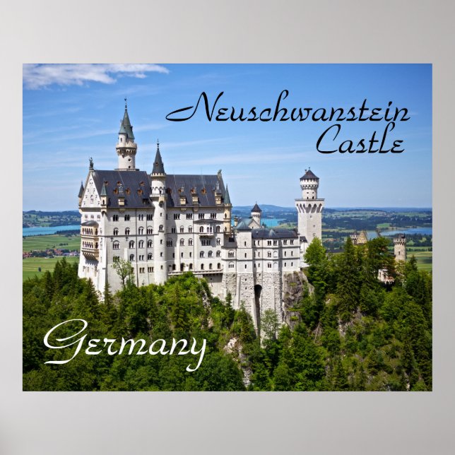 Affiche Château de Neuschwanstein (Devant)