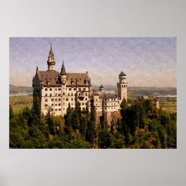 Affiche Château de Neuschwanstein (Devant)