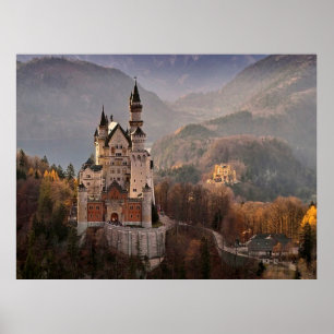 Affiche Château de Neuschwanstein Allemagne