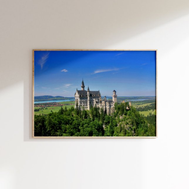 Affiche Château de Neuschwanstein Allemagne (Créateur téléchargé)