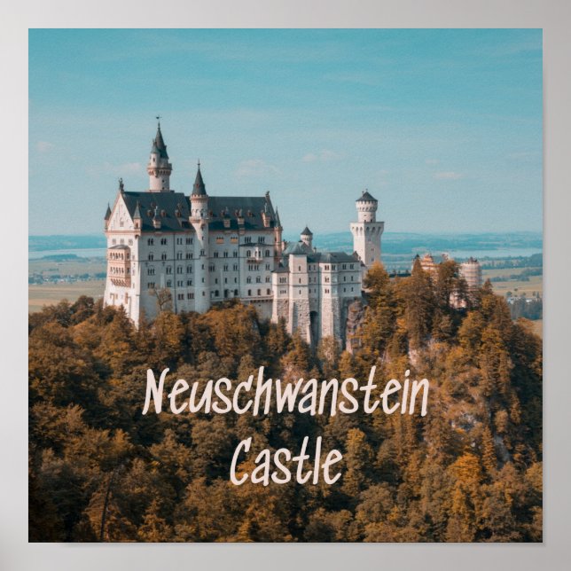 Affiche Château de Neuschwanstein Allemagne (Devant)
