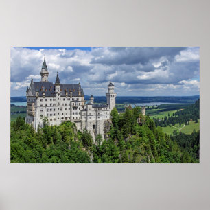 Affiche Château de Neuschwanstein Allemagne