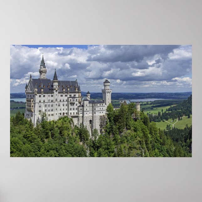 Affiche Château de Neuschwanstein Allemagne (Devant)