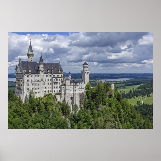 Affiche Château de Neuschwanstein Allemagne (Devant)