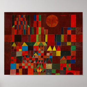 Affiche Château de Paul Klee