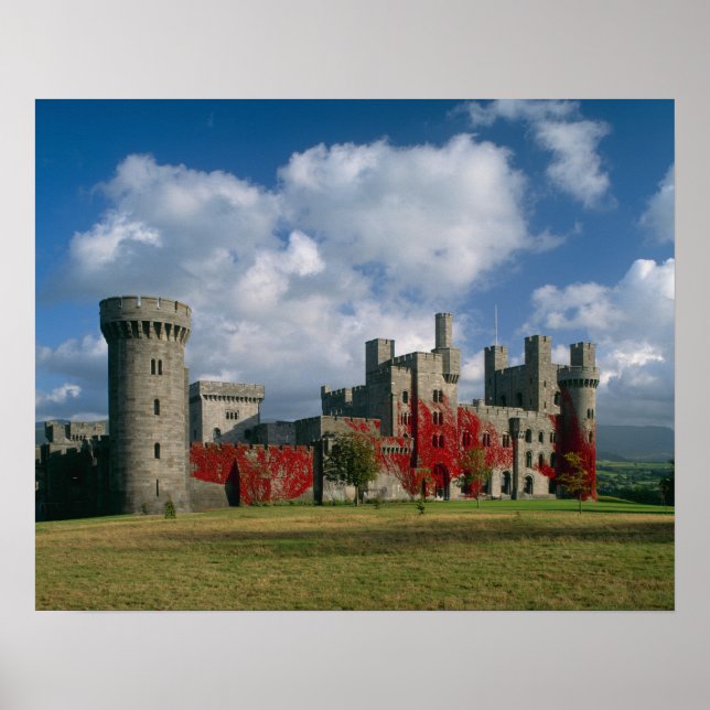 Affiche Château de Penrhyn, Gwynedd, Pays de Galles (Devant)