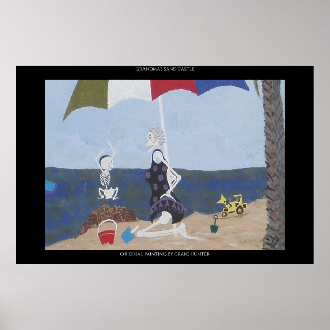 Affiche Château de sable de grand-mère (Devant)
