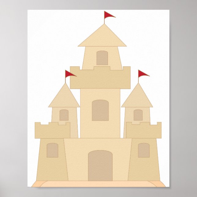 Affiche Château de Sand (Devant)
