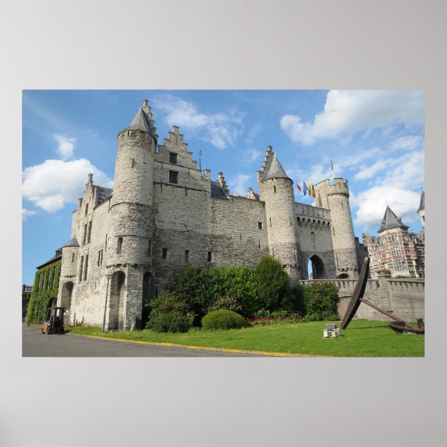Affiche château de Steen (Devant)
