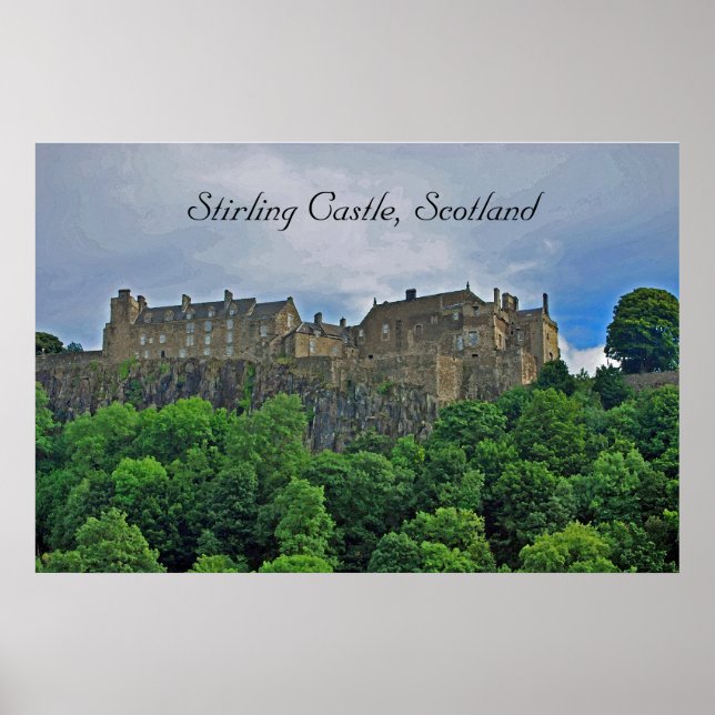 Affiche Château de Stirling, Écosse (Devant)