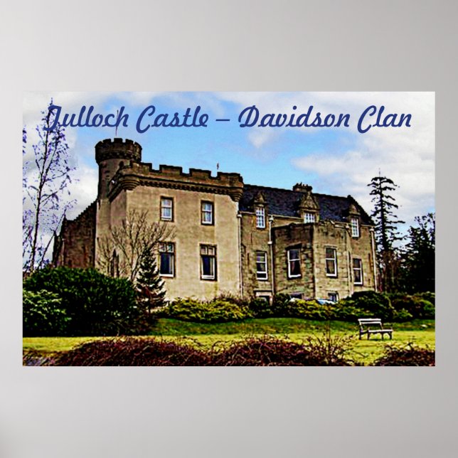 Affiche Château de Tulloch - Davidson Clan (Devant)