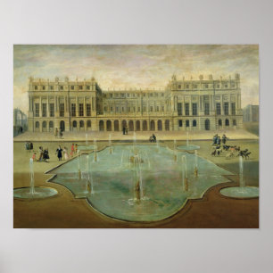 Affiche Château De Versailles du côté de jardin