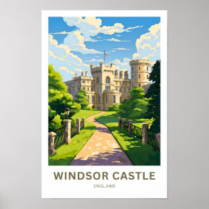 Affiche Château de Windsor Angleterre Imprimer Voyage