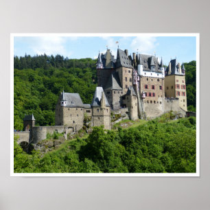 Affiche Château d'Eltz, Wierscheim, Allemagne