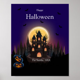 Affiche Château d'Halloween