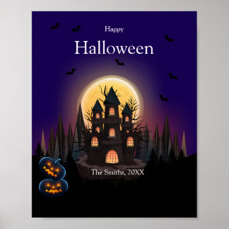 Affiche Château d'Halloween