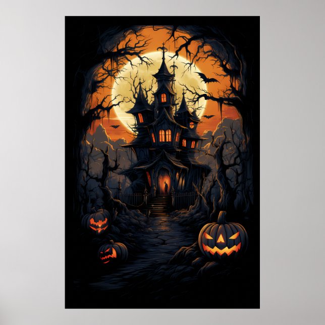 Affiche Château d'Halloween Scarecrow (Devant)
