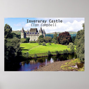 Affiche Château d'Inveraray - Clan Campbell