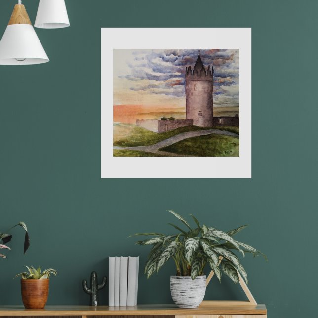 Affiche Château d'Irlande Art Print – Doolin Comté de Clar (Salon 1)