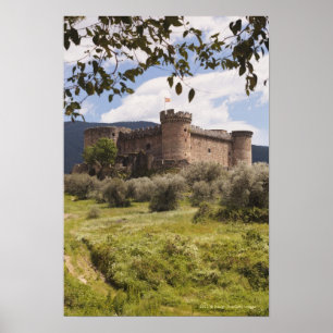 Affiche Château Du 15E Siècle Du Duc D'Alburquerque