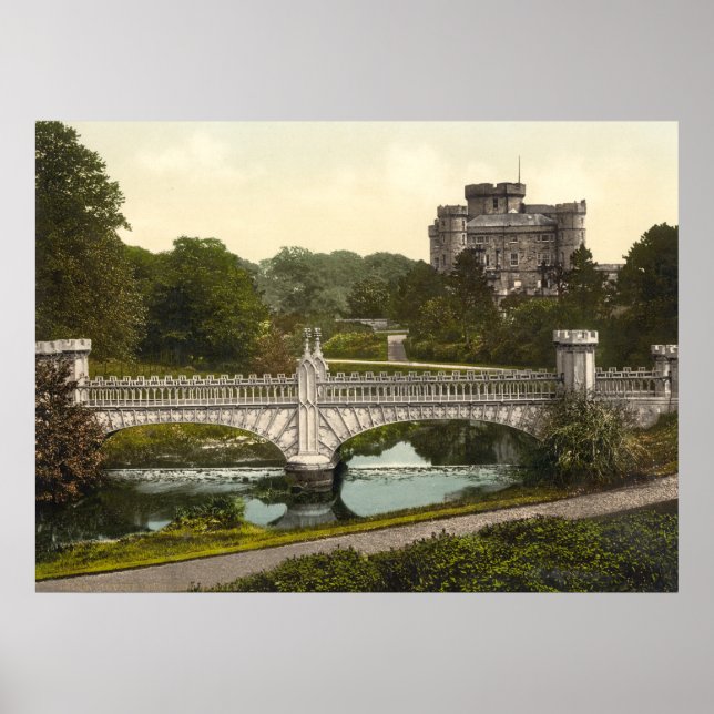 Affiche Château Eglinton, Irvine, Ayrshire, Écosse (Devant)