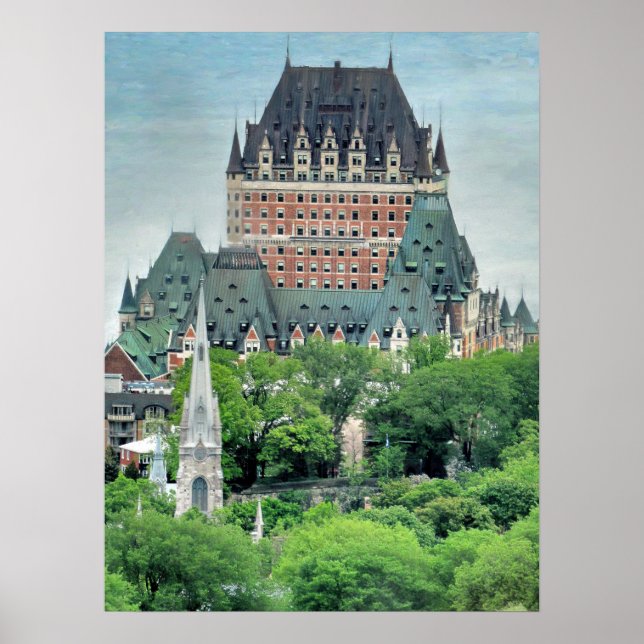 Affiche Château Frontenac Québec (Devant)