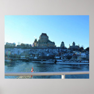 Affiche Château Frontenac, Québec, Canada
