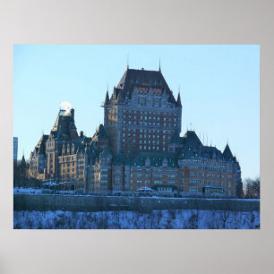 Affiche Château Frontenac, Québec, Canada