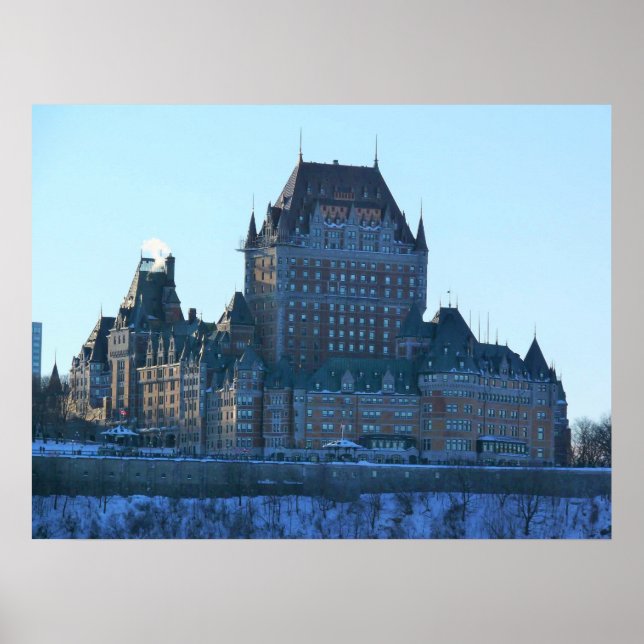 Affiche Château Frontenac, Québec, Canada (Devant)