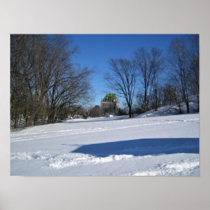 Affiche Château Frontenac, Québec, Canada