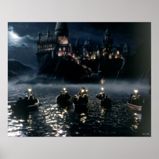 Affiche Château Harry Potter | Arrivée à Hogwarts
