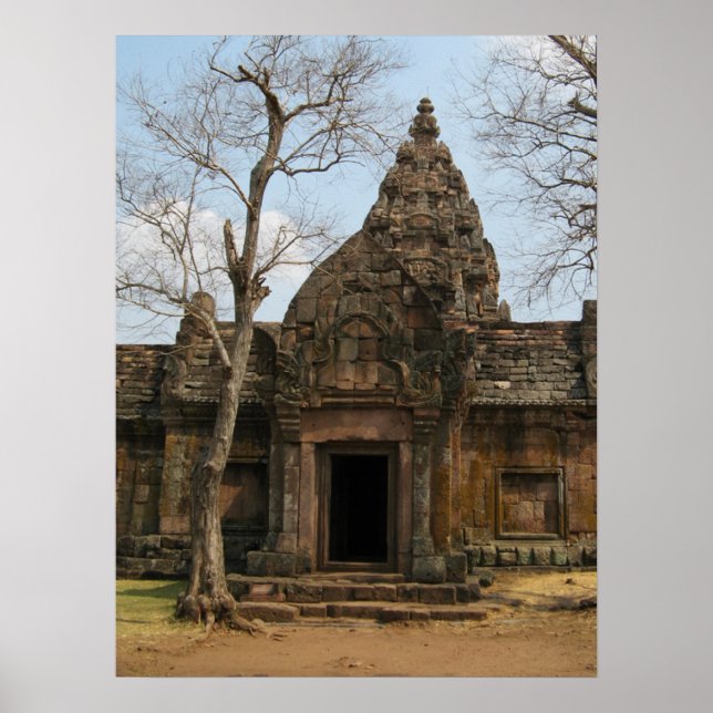 Affiche Château khmer ... Buriram, Isaan, Thaïlande (Devant)