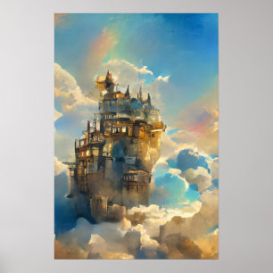Affiche Château Magique, Château, Conte De Fairytale Dans