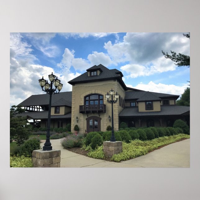 Affiche Chateau Morrisette Winery, Floyd, Virginia (Devant)