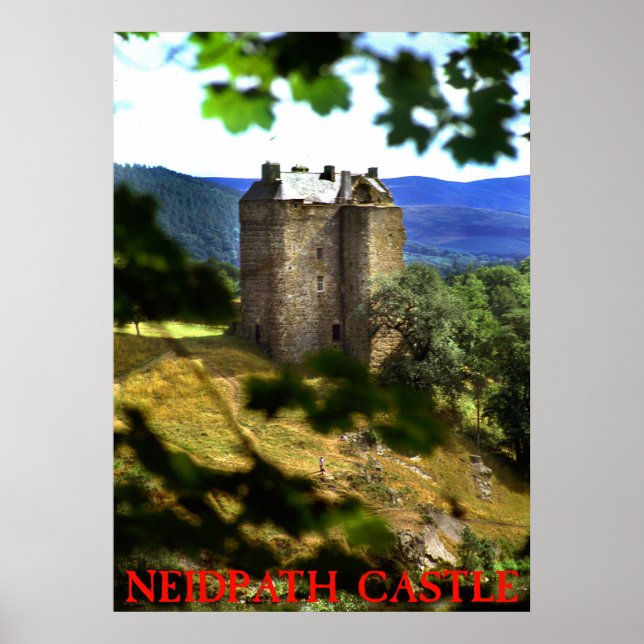 Affiche château neidpath (Devant)