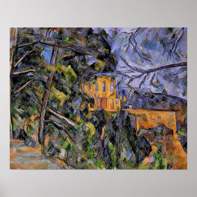 Affiche Chateau Noir de Paul Cezanne (Devant)