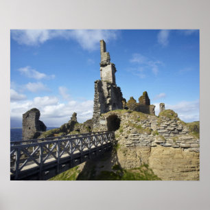 Affiche Château Sinclair Girnigoe, Wick, Caithness,