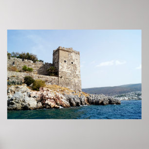 Affiche Château St Peter à Bodrum, Turkiye