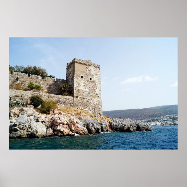 Affiche Château St Peter à Bodrum, Turkiye (Devant)