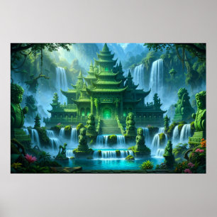 Affiche Château Temple du Trône de Jade Secret