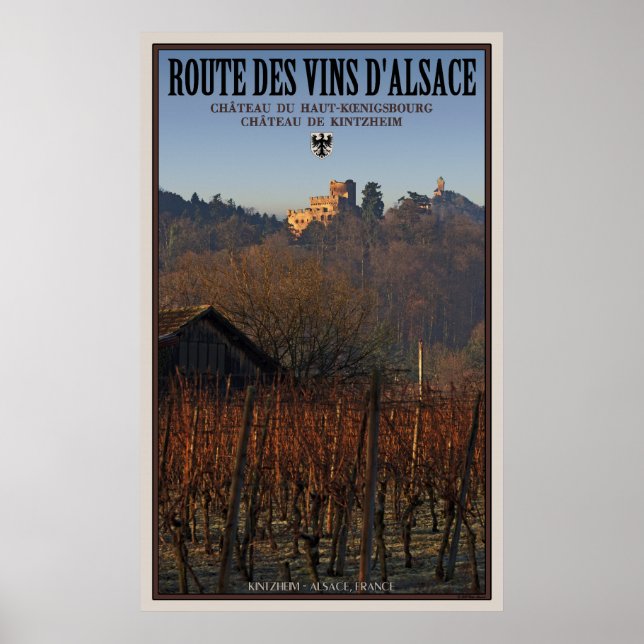 Affiche Chateaus Kintzheim et Koenigsbourg (Devant)