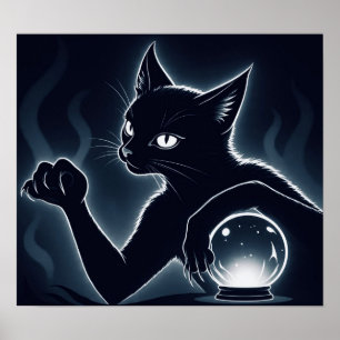 Affiche ChatNoirPsychique