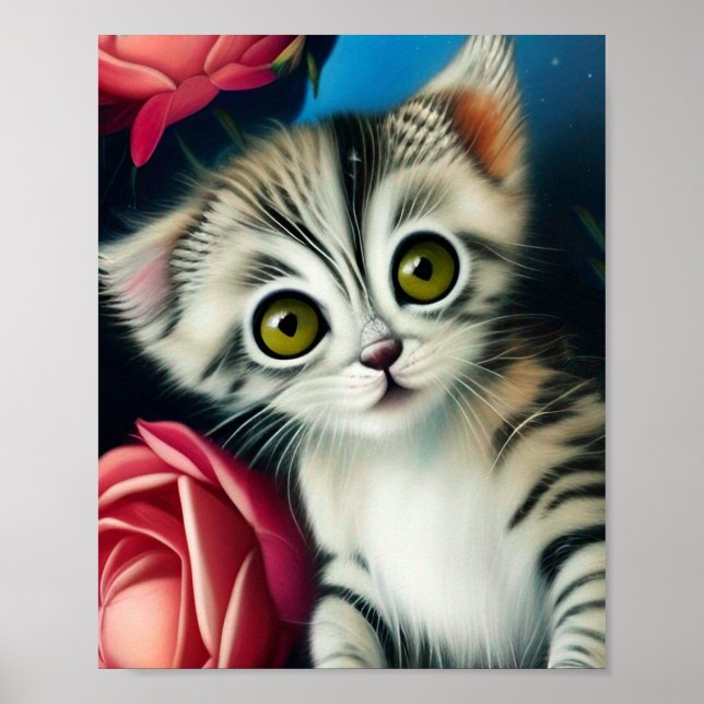Affiche Chatons adorables 7 (Devant)