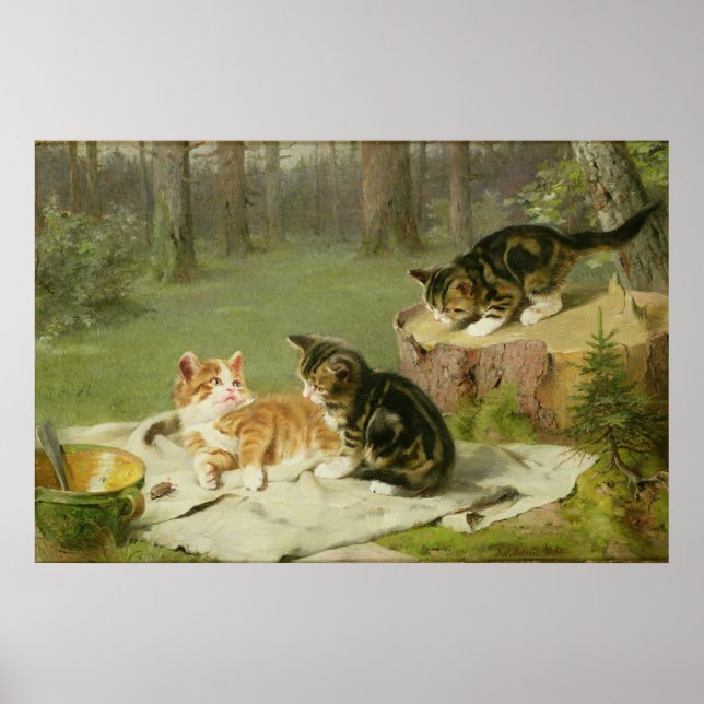 Affiche Chatons Jouer (Devant)