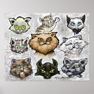 Affiche Chats