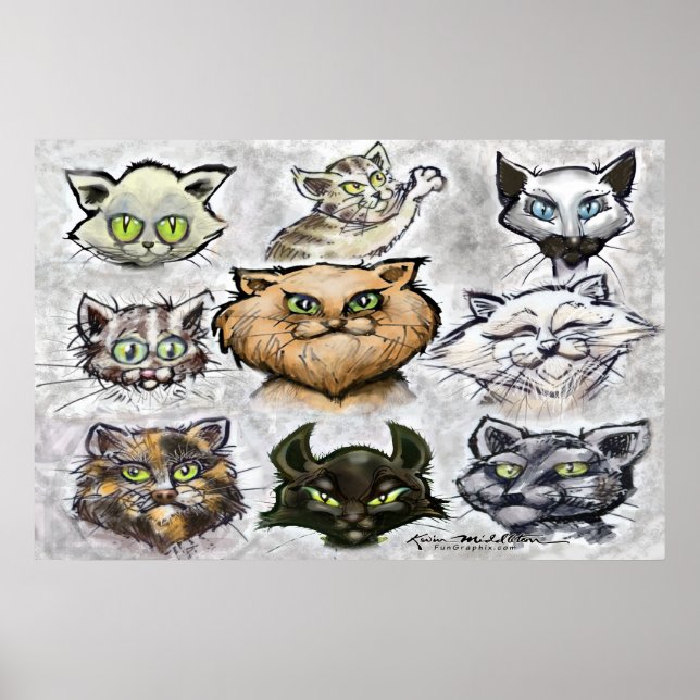 Affiche Chats (Devant)